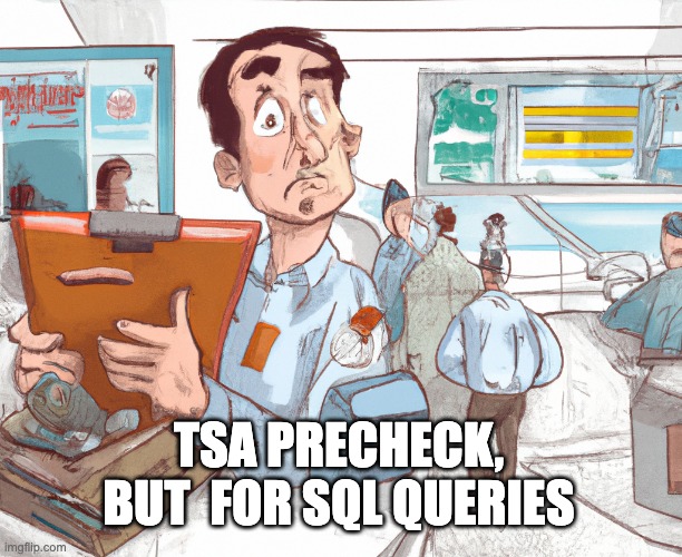 Dall-e rendering of SQL Testing Framekwork